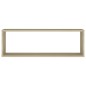 vidaXL Estantes cubos de pared 2 uds contrachapada roble 80x15x26,5 cm vidaXL Estantes cubos de pared 2 uds contrachapada roble 80x15x26,5 cm