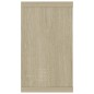 vidaXL Estantes cubos de pared 2 uds contrachapada roble 80x15x26,5 cm vidaXL Estantes cubos de pared 2 uds contrachapada roble 80x15x26,5 cm