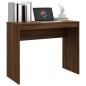 vidaXL Escritorio de madera contrachapada marrón roble 90x40x72 cm