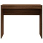 vidaXL Escritorio de madera contrachapada marrón roble 90x40x72 cm