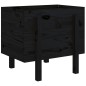 vidaXL Jardinera de madera maciza de pino negro 62x50x57 cm vidaXL Jardinera de madera maciza de pino negro 62x50x57 cm