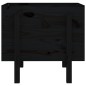 vidaXL Jardinera de madera maciza de pino negro 62x50x57 cm vidaXL Jardinera de madera maciza de pino negro 62x50x57 cm