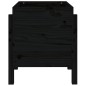 vidaXL Jardinera de madera maciza de pino negro 62x50x57 cm vidaXL Jardinera de madera maciza de pino negro 62x50x57 cm
