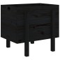 vidaXL Jardinera de madera maciza de pino negro 62x50x57 cm vidaXL Jardinera de madera maciza de pino negro 62x50x57 cm