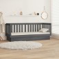 vidaXL Sofá cama madera maciza de pino gris 75x190 cm vidaXL Sofá cama madera maciza de pino gris 75x190 cm
