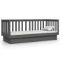vidaXL Sofá cama madera maciza de pino gris 75x190 cm vidaXL Sofá cama madera maciza de pino gris 75x190 cm