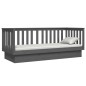 vidaXL Sofá cama madera maciza de pino gris 75x190 cm vidaXL Sofá cama madera maciza de pino gris 75x190 cm