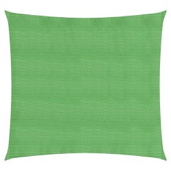 vidaXL Toldo de vela HDPE verde claro 160 g/m² 3,6x3,6 m
