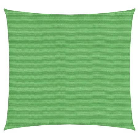 vidaXL Toldo de vela HDPE verde claro 160 g/m² 3,6x3,6 m
