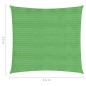 vidaXL Toldo de vela HDPE verde claro 160 g/m² 3,6x3,6 m vidaXL Toldo de vela HDPE verde claro 160 g/m² 3,6x3,6 m