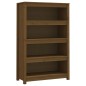 vidaXL Estantería madera maciza de pino marrón miel 80x35x126 cm vidaXL Estantería madera maciza de pino marrón miel 80x35x126 cm