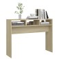 vidaXL Mesa consola madera contrachapada roble Sonoma 105x30x80 cm vidaXL Mesa consola madera contrachapada roble Sonoma 105x30x80 cm