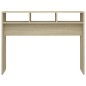 vidaXL Mesa consola madera contrachapada roble Sonoma 105x30x80 cm vidaXL Mesa consola madera contrachapada roble Sonoma 105x30x80 cm