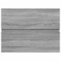 vidaXL Mueble de lavabo madera contrachapada gris Sonoma 60x38,5x45 cm vidaXL Mueble de lavabo madera contrachapada gris Sonoma 60x38,5x45 cm