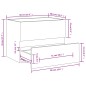 vidaXL Mueble de lavabo madera contrachapada gris Sonoma 60x38,5x45 cm vidaXL Mueble de lavabo madera contrachapada gris Sonoma 60x38,5x45 cm