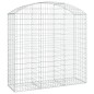 vidaXL Cesta gaviones forma arco hierro galvanizado 150x50x140/160 cm vidaXL Cesta gaviones forma arco hierro galvanizado 150x50x140/160 cm