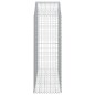 vidaXL Cesta gaviones forma arco hierro galvanizado 150x50x140/160 cm vidaXL Cesta gaviones forma arco hierro galvanizado 150x50x140/160 cm