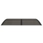 vidaXL Marquesina de puerta policarbonato negro 150x100 cm vidaXL Marquesina de puerta policarbonato negro 150x100 cm