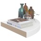 vidaXL Estante flotante de pared 2 uds MDF blanco brillo 35x35x3,8 cm vidaXL Estante flotante de pared 2 uds MDF blanco brillo 35x35x3,8 cm
