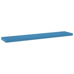 vidaXL Estante flotante de pared MDF azul 120x23,5x3,8 cm