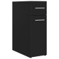 vidaXL Armario de boticario madera contrachapada negro 20x45,5x60 cm vidaXL Armario de boticario madera contrachapada negro 20x45,5x60 cm