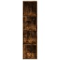 vidaXL Mueble esquina madera contrachapada roble ahumado 33x33x132 cm