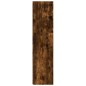 vidaXL Mueble esquina madera contrachapada roble ahumado 33x33x132 cm