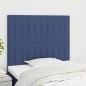 vidaXL Cabeceros 2 unidades de tela azul 100x5x78/88 cm vidaXL Cabeceros 2 unidades de tela azul 100x5x78/88 cm