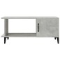 vidaXL Mesa de centro madera contrachapada gris hormigón 90x50x40 cm vidaXL Mesa de centro madera contrachapada gris hormigón 90x50x40 cm
