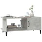 vidaXL Mesa de centro madera contrachapada gris hormigón 90x50x40 cm vidaXL Mesa de centro madera contrachapada gris hormigón 90x50x40 cm