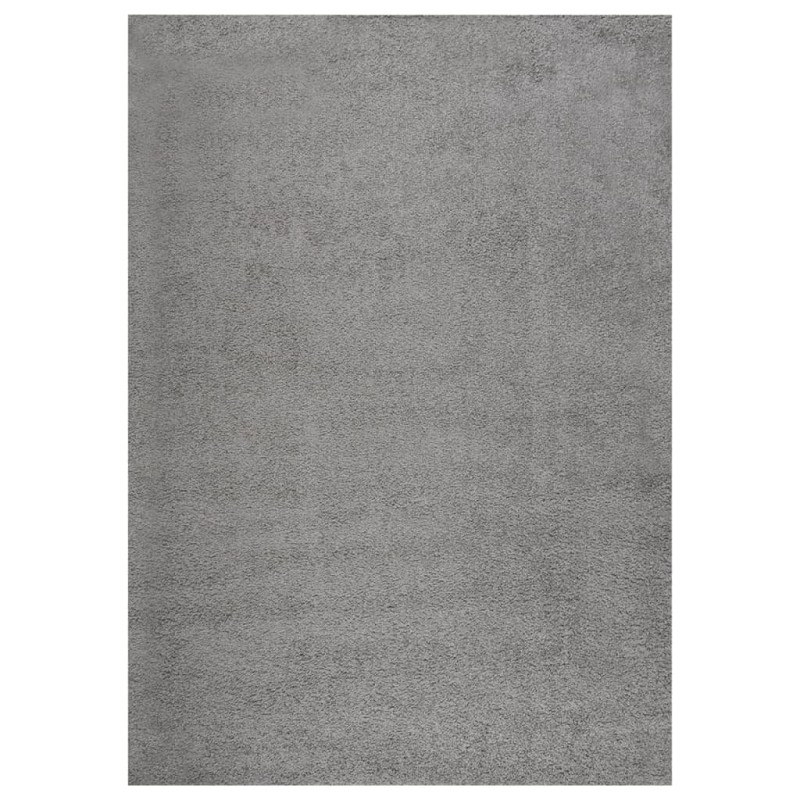 vidaXL Alfombra de pelo largo gris 120x170 cm vidaXL Alfombra de pelo largo gris 120x170 cm
