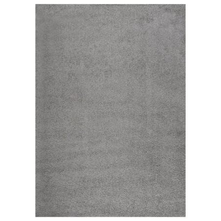 vidaXL Alfombra de pelo largo gris 120x170 cm
