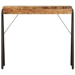 vidaXL Mesa consola de madera maciza de mango 80x40x75 cm