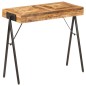 vidaXL Mesa consola de madera maciza de mango 80x40x75 cm