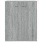 vidaXL Aparador de madera contrachapada gris Sonoma 60x30x75 cm