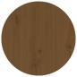 vidaXL Mesa de centro de madera maciza de pino marrón miel Ø40x60 cm vidaXL Mesa de centro de madera maciza de pino marrón miel Ø40x60 cm