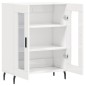 vidaXL Aparador de madera contrachapada blanco brillante 69,5x34x90 cm vidaXL Aparador de madera contrachapada blanco brillante 69,5x34x90 cm