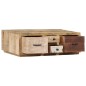 vidaXL Mesa de centro de madera maciza de mango 90x60x30 cm vidaXL Mesa de centro de madera maciza de mango 90x60x30 cm