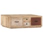vidaXL Mesa de centro de madera maciza de mango 90x60x30 cm vidaXL Mesa de centro de madera maciza de mango 90x60x30 cm