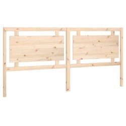 vidaXL Cabecero de cama madera maciza de pino 205,5x4x100 cm