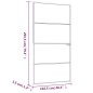 vidaXL Puerta interior vidrio templado y aluminio negro 102x201,5 cm vidaXL Puerta interior vidrio templado y aluminio negro 102x201,5 cm