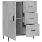 vidaXL Aparador de madera de ingeniería gris hormigón 69,5x34x90 cm vidaXL Aparador de madera de ingeniería gris hormigón 69,5x34x90 cm