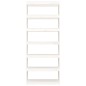 vidaXL Estantería/divisor espacios madera pino blanco 80x30x199,5 cm vidaXL Estantería/divisor espacios madera pino blanco 80x30x199,5 cm