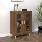 vidaXL Aparador de madera de ingeniería marrón roble 69,5x34x90 cm vidaXL Aparador de madera de ingeniería marrón roble 69,5x34x90 cm