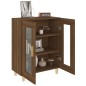 vidaXL Aparador de madera de ingeniería marrón roble 69,5x34x90 cm vidaXL Aparador de madera de ingeniería marrón roble 69,5x34x90 cm