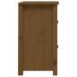 vidaXL Mesitas de noche 2 uds madera de pino marrón miel 40x35x61,5 cm vidaXL Mesitas de noche 2 uds madera de pino marrón miel 40x35x61,5 cm