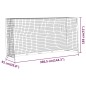 vidaXL Portería de fútbol acero 366,5x91x183 cm vidaXL Portería de fútbol acero 366,5x91x183 cm