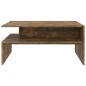 vidaXL Mesa de centro madera contrachapada roble ahumado 90x60x42,5 cm vidaXL Mesa de centro madera contrachapada roble ahumado 90x60x42,5 cm