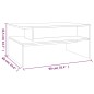 vidaXL Mesa de centro madera contrachapada roble ahumado 90x60x42,5 cm vidaXL Mesa de centro madera contrachapada roble ahumado 90x60x42,5 cm