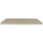 vidaXL Estantes flotantes de pared 4 uds MDF color roble 80x23,5x3,8cm vidaXL Estantes flotantes de pared 4 uds MDF color roble 80x23,5x3,8cm